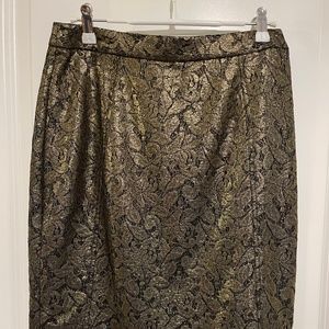 Shimmery Pencil Skirt